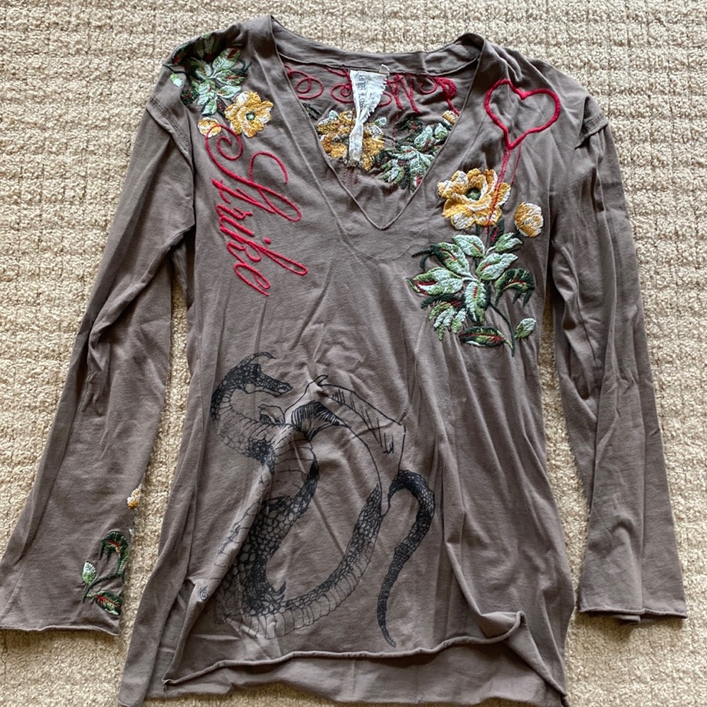 Johnny Was size M tunic. Smoke free home